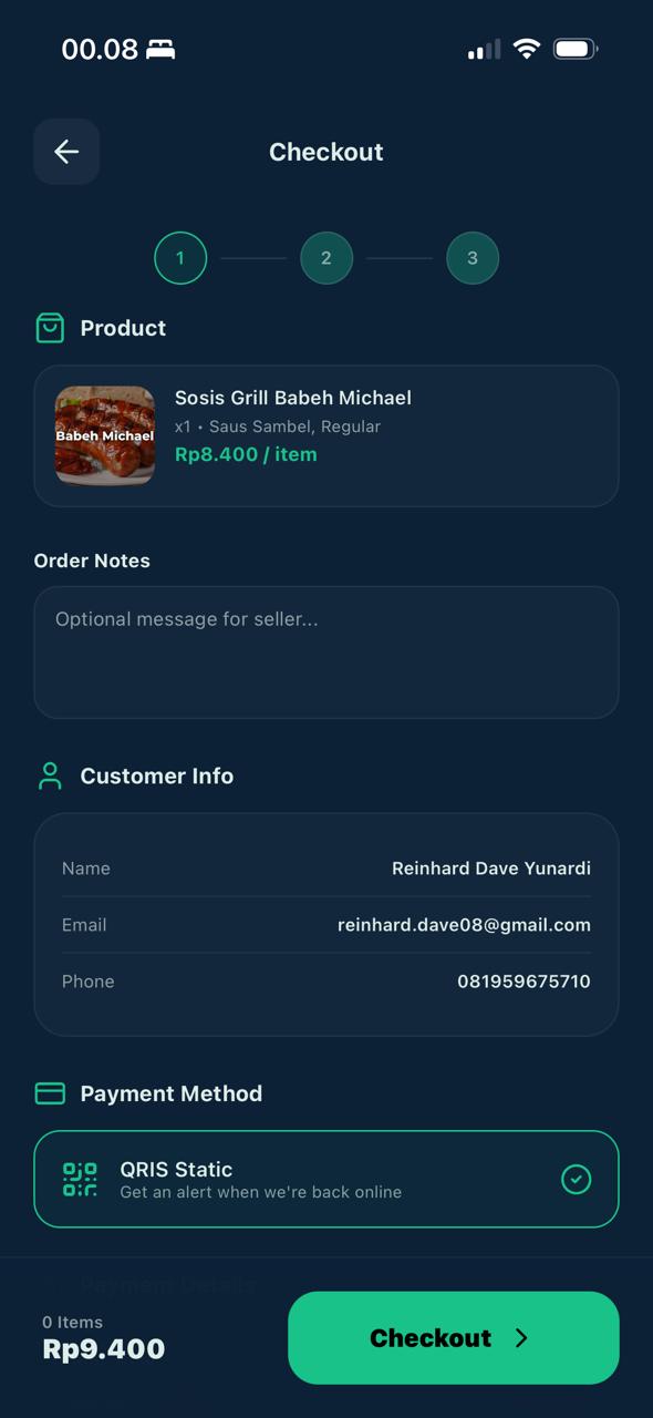 Langkah 3: Checkout